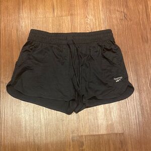 Reebok Black Athletic Shorts Lightweight Moisture-Wicking